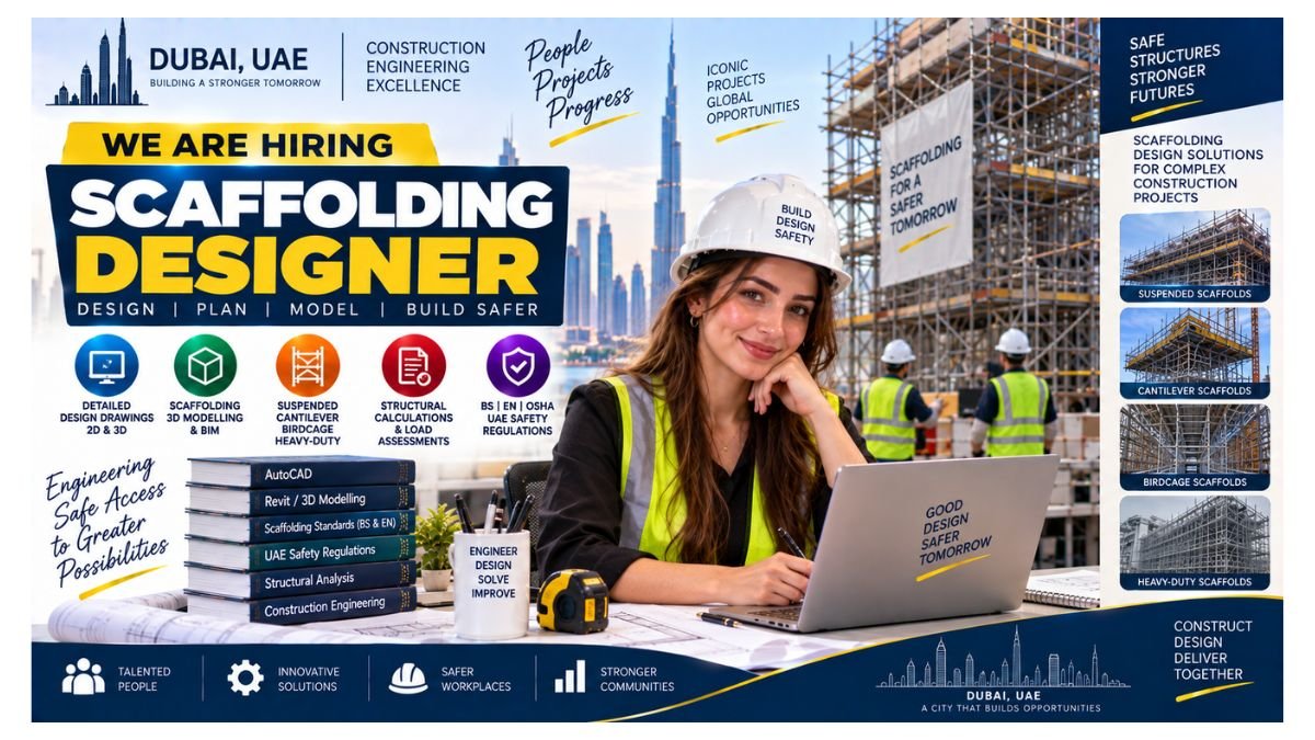 Scaffolding Designer Jobs Dubai 2026