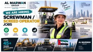 Screwman Screed Operator Jobs UAE 2026