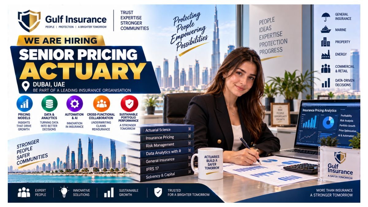 Senior Pricing Actuary Jobs Dubai UAE 2026