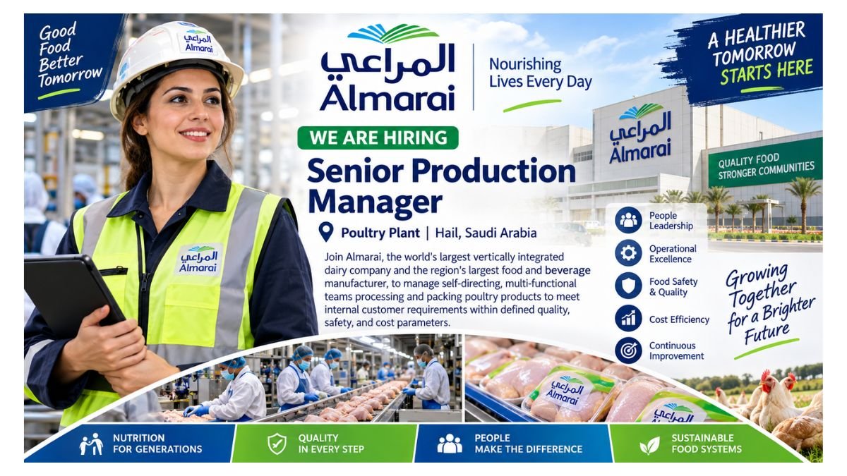 Senior Production Manager Jobs Hail 2026