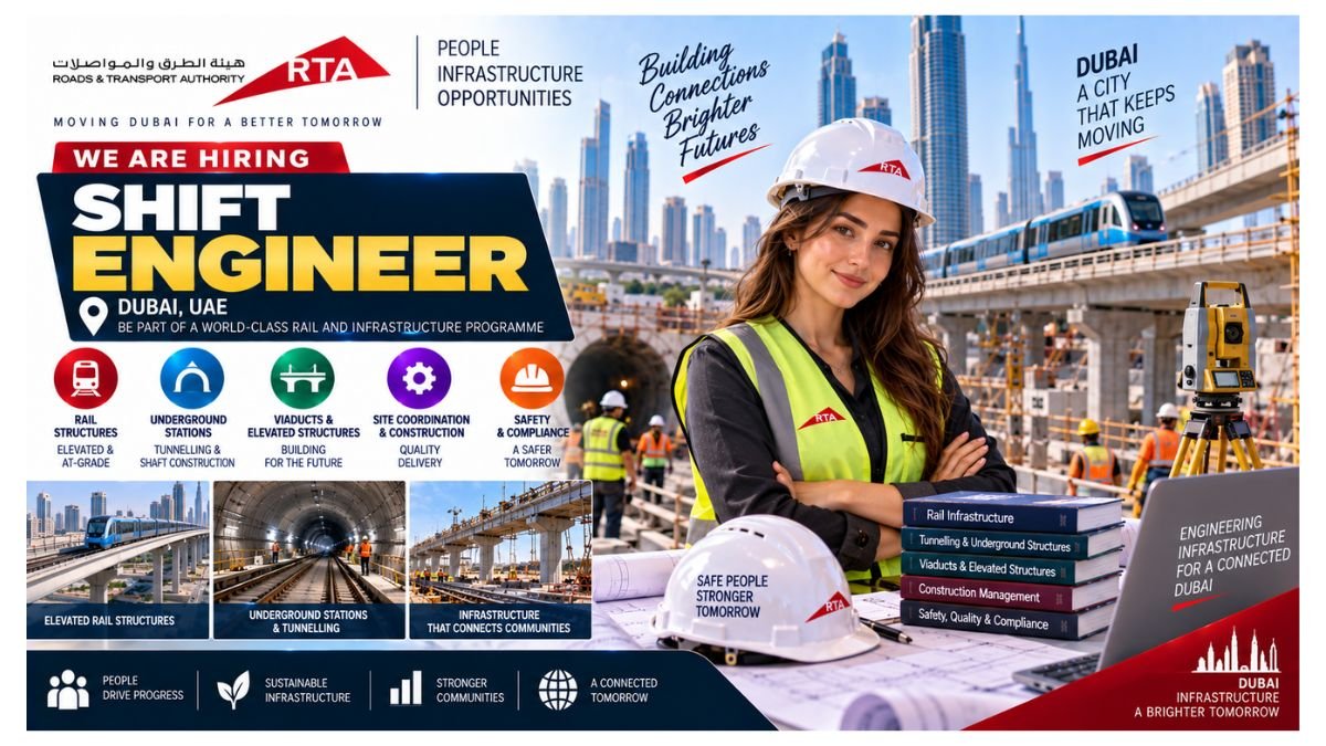 Shift Engineer Jobs Dubai 2026