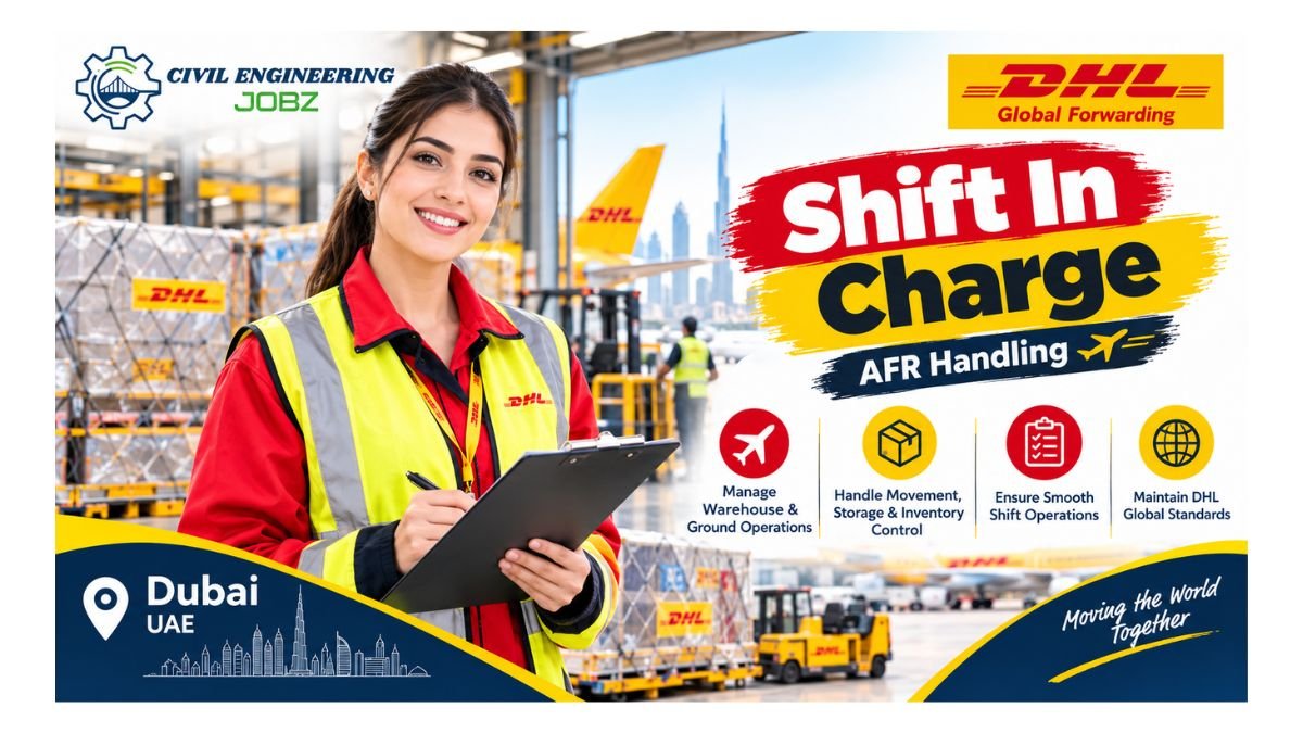 Shift In Charge Jobs Dubai 2026