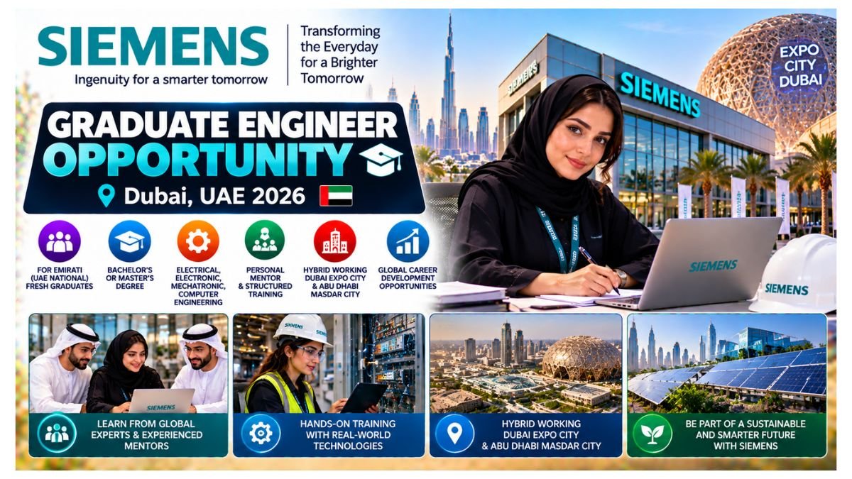 Siemens Graduate Engineer Opportunity Dubai UAE 2026