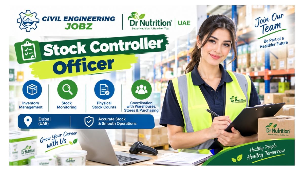 Stock Controller Officer Jobs Dubai 2026