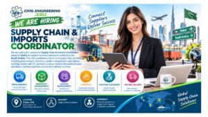 Supply Chain & Imports Coordinator Jobs Dubai UAE 2026