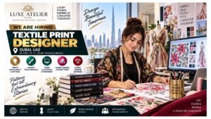 Textile Print Designer Jobs Dubai UAE 2026