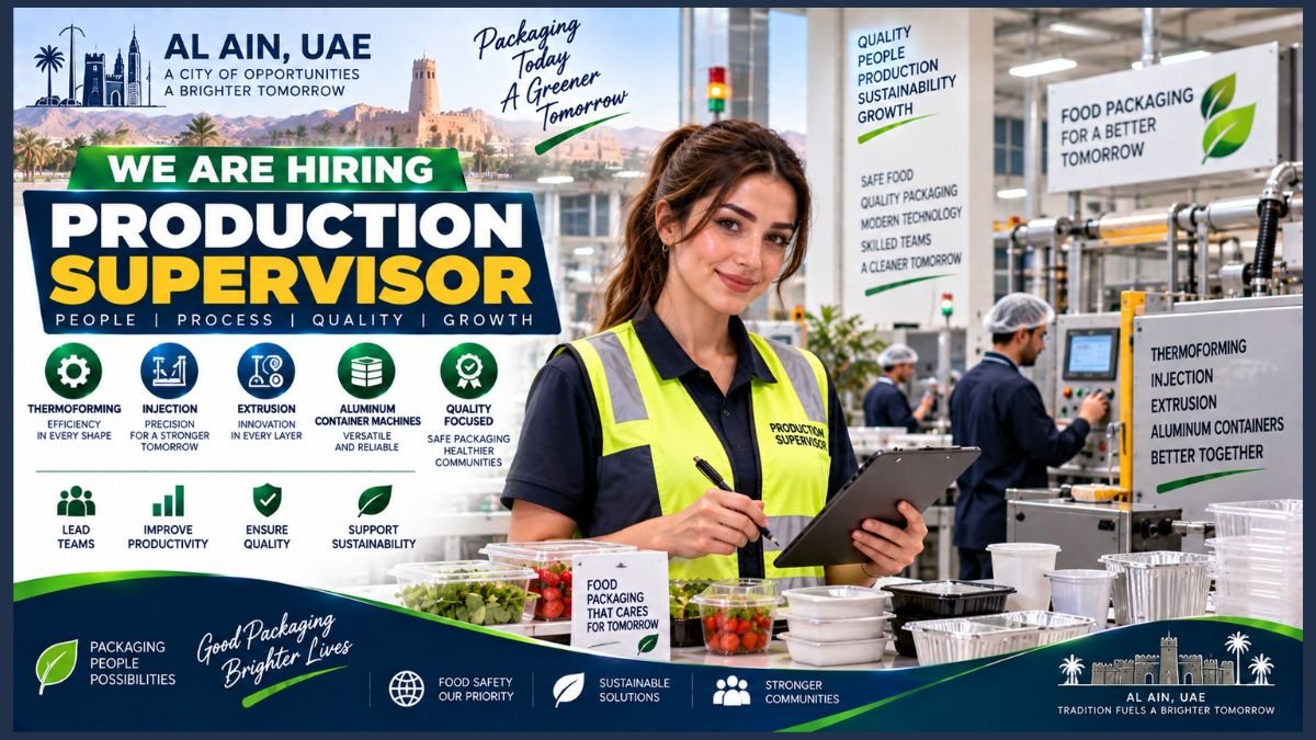Production Supervisor Jobs Al Ain UAE 2026