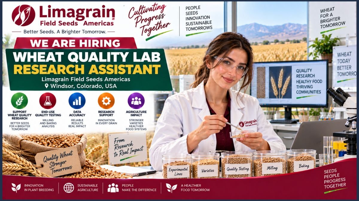 Wheat Quality Lab Research Assistant Jobs in the USA