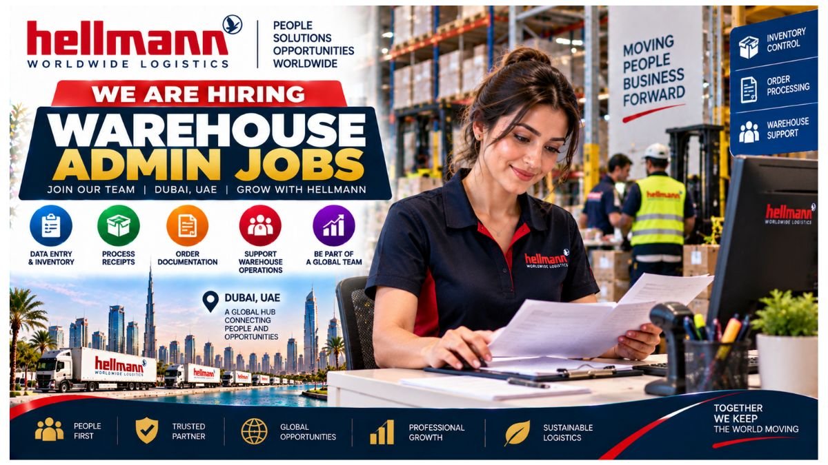 Warehouse Admin Jobs UAE 2026