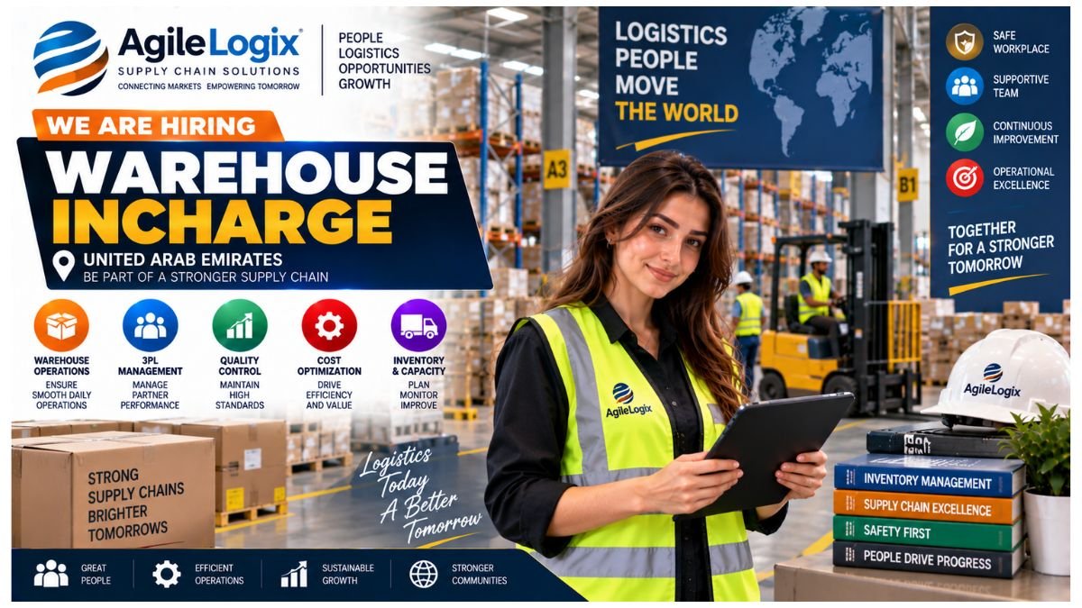 Warehouse Incharge Jobs UAE 2026