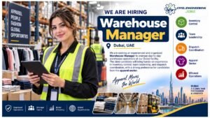Warehouse Manager Jobs Dubai UAE 2026
