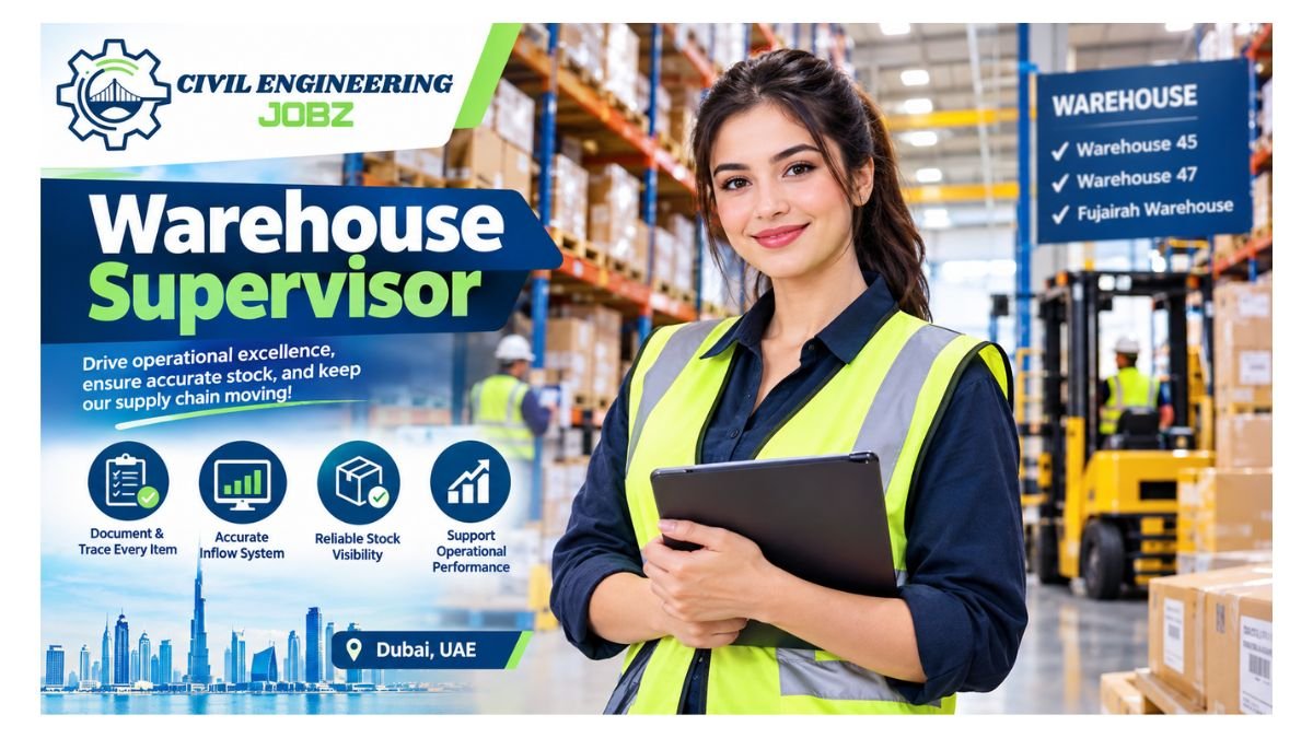 Warehouse Supervisor Jobs Dubai 2026 