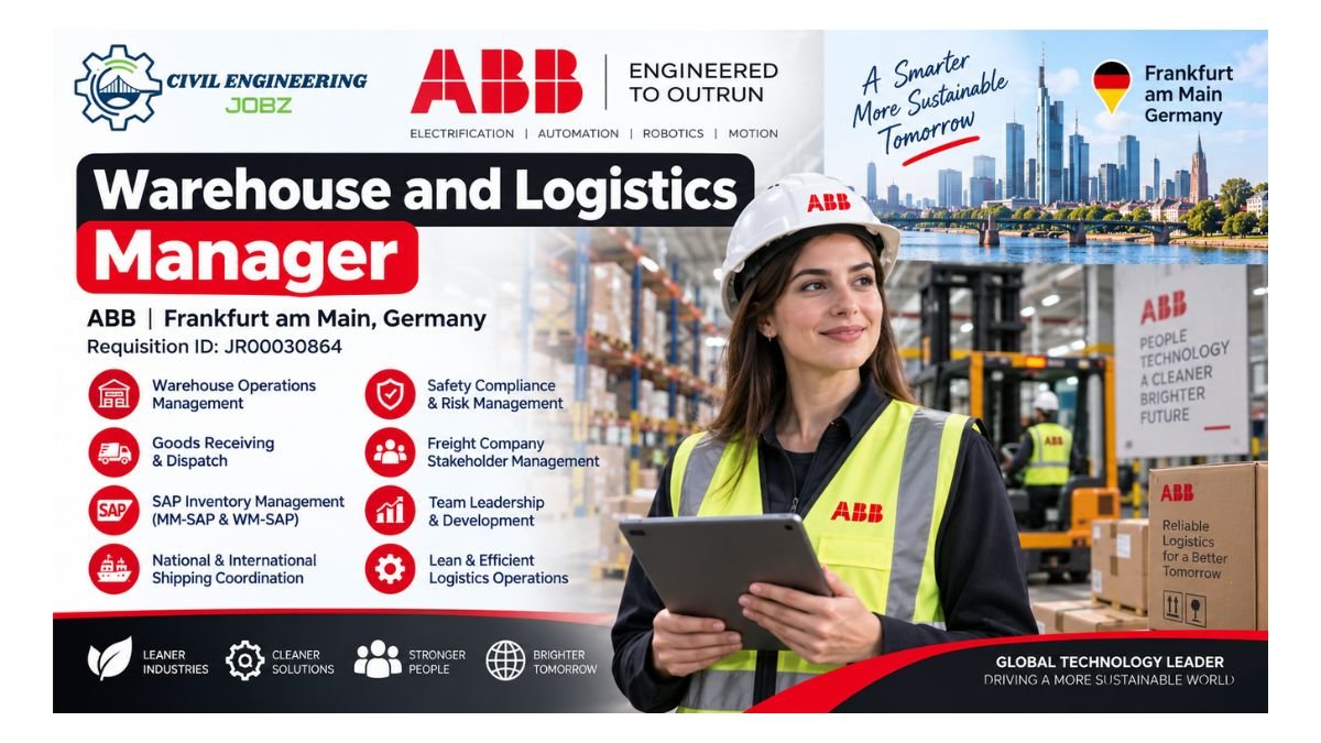 Warehouse and Logistics Manager Jobs Frankfurt Germany 2026 