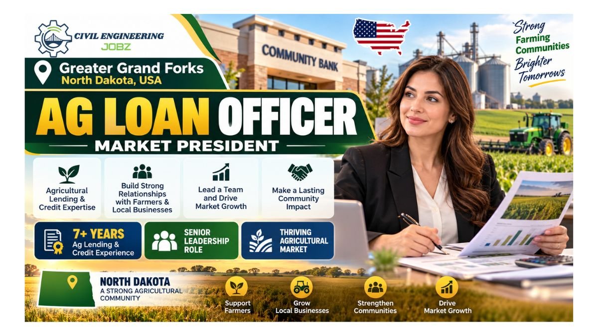 Ag Loan Officer Jobs Greater Grand Forks ND USA 2026