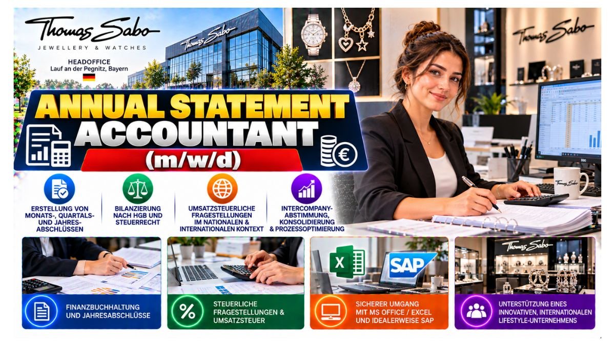 Annual Statement Accountant Jobs Lauf an der Pegnitz Bavaria Germany 2026