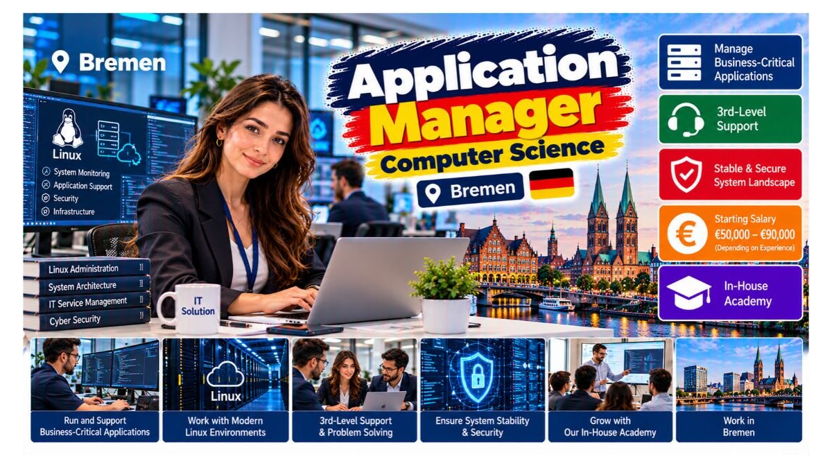 Application Manager Computer Science Jobs Bremen Germany 2026