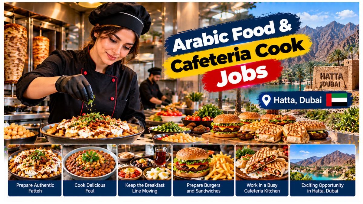 Arabic Food & Cafeteria Cook Jobs UAE 2026