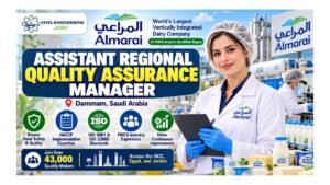 Assistant Regional Quality Assurance Manager Jobs Dammam Saudi Arabia 2026