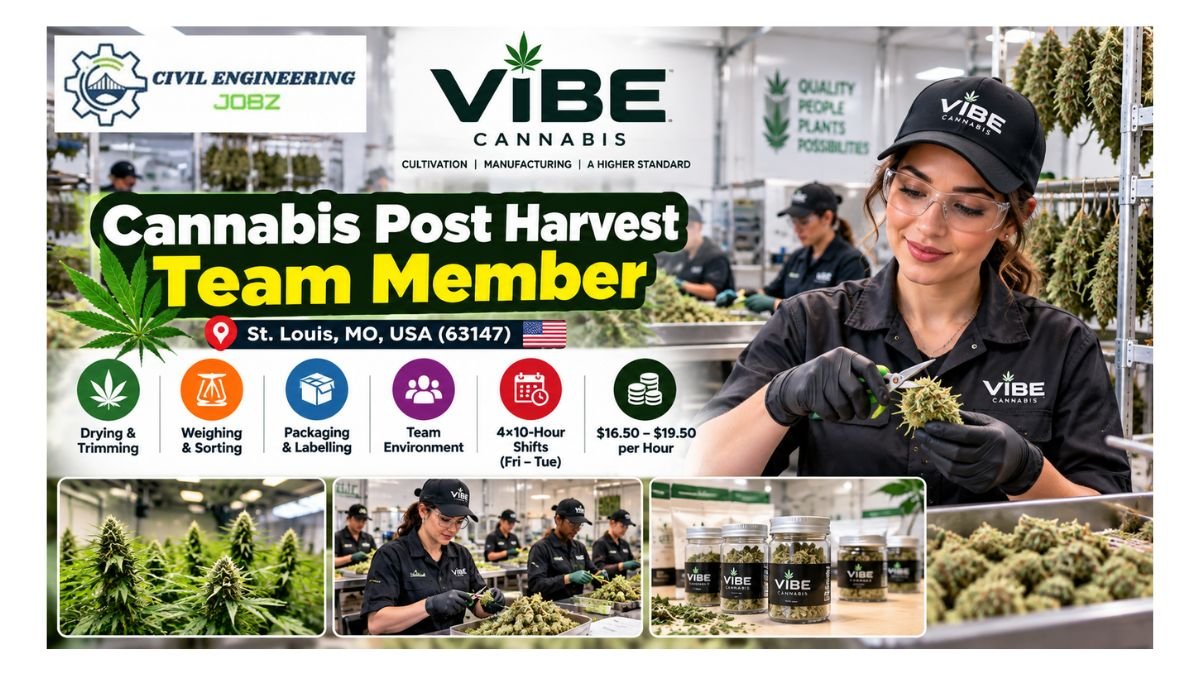 Cannabis Post Harvest Team Member Jobs St Louis MO 2026