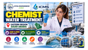 Chemist Water Treatment Jobs Eastern Region Saudi Arabia 2026