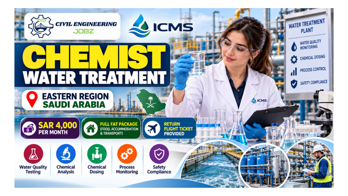 Chemist Water Treatment Jobs Eastern Region Saudi Arabia 2026