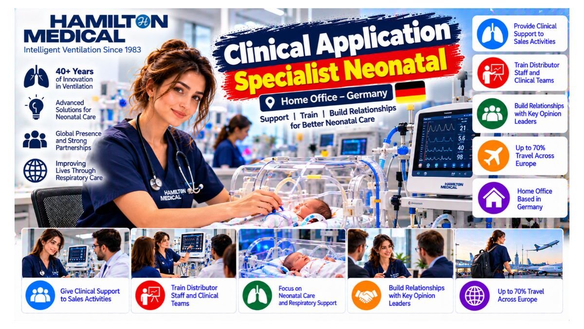 Clinical Application Specialist Neonatal Europe Jobs Germany 2026