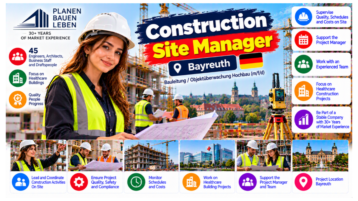 Construction Site Manager Jobs Nuremberg Germany 2026