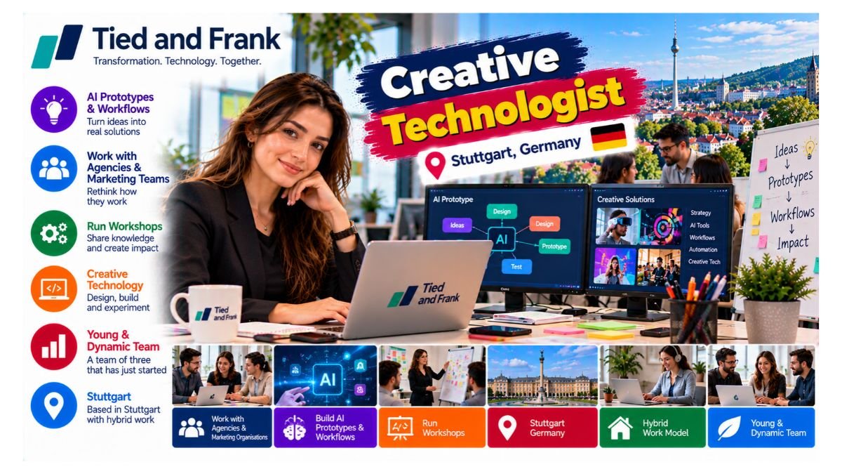 Creative Technologist Jobs Stuttgart Germany 2026