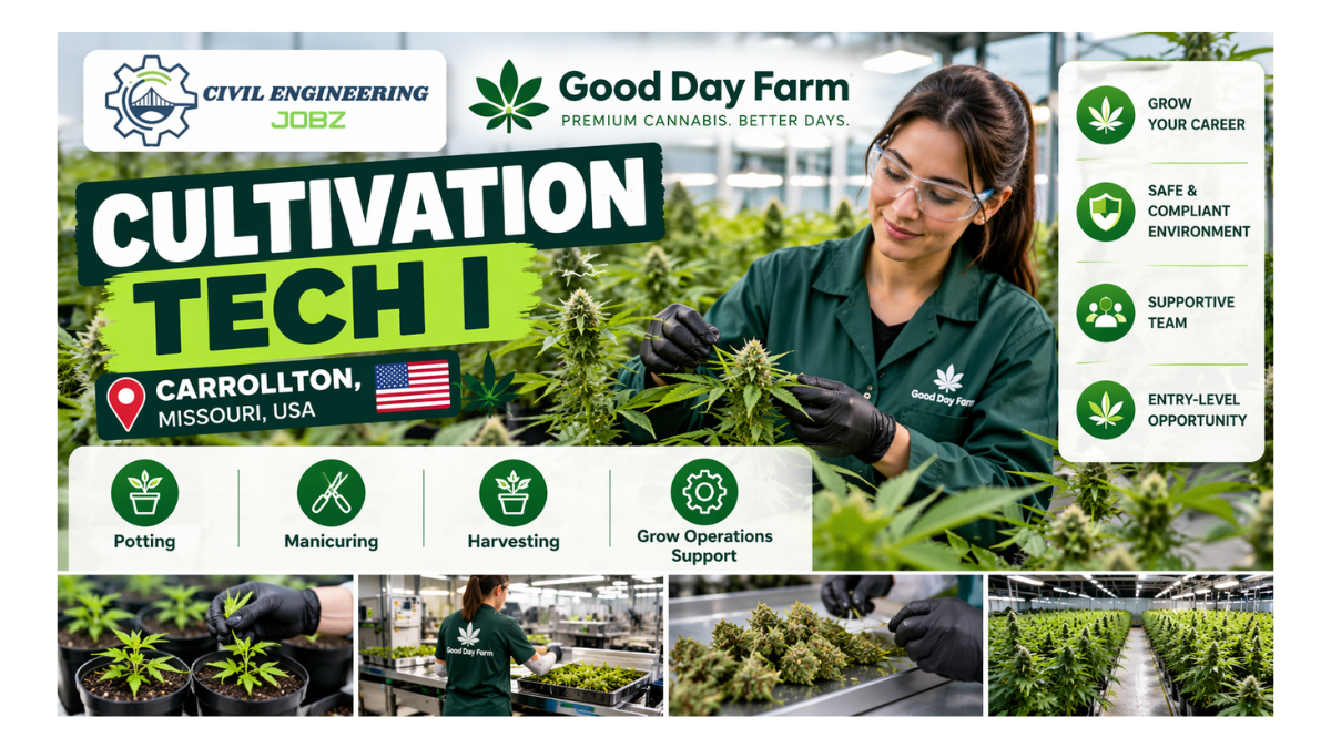 Cultivation Tech I Jobs Carrollton MO USA 2026