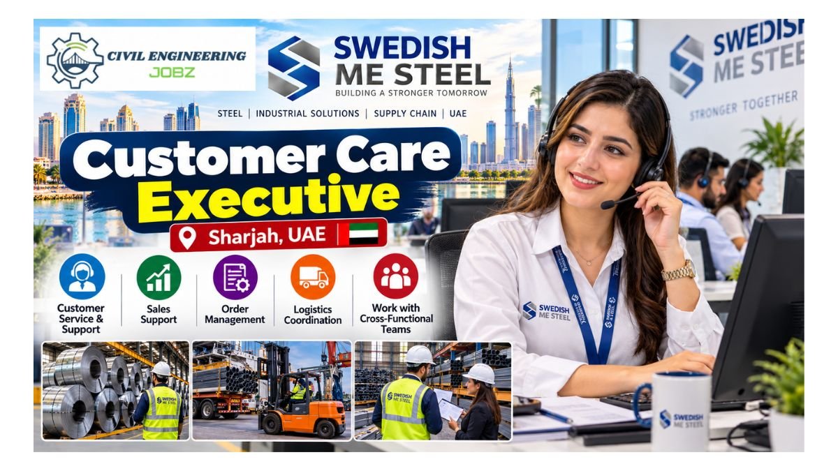 Customer Care Executive Jobs Sharjah UAE 2026