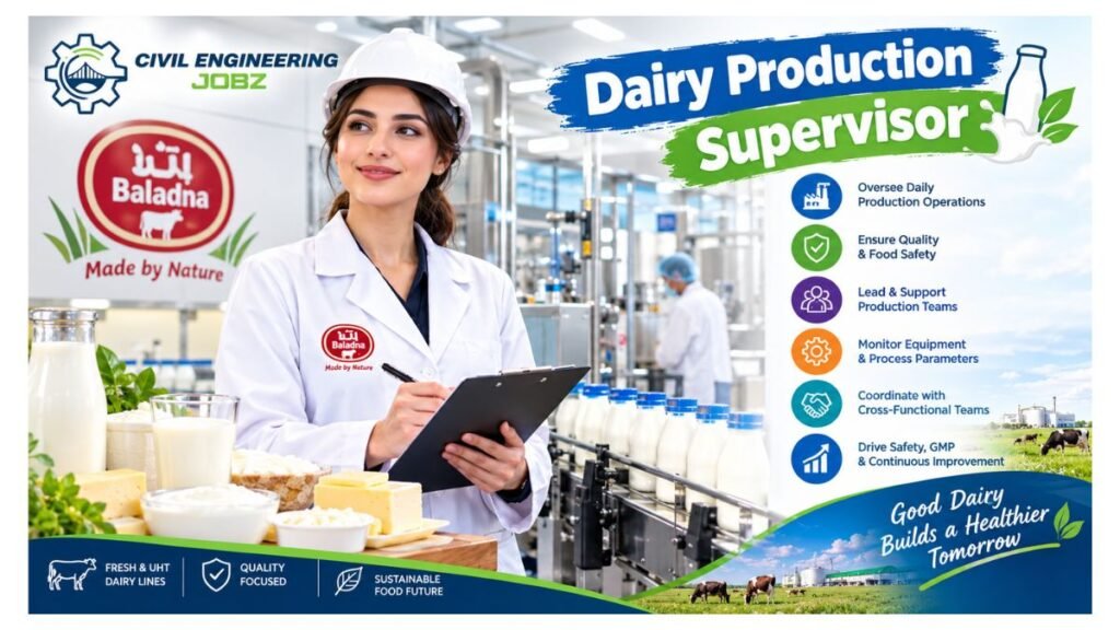 Dairy Production Supervisor Jobs Qatar 2026
