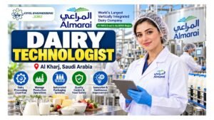 Dairy Technologist Jobs Al Kharj 2026