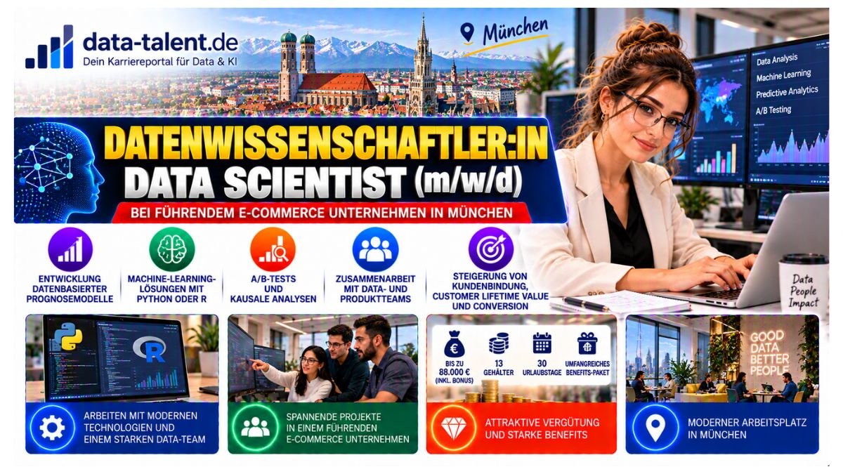 Datenwissenschaftlerin Data Scientist Jobs München Bavaria Germany 2026