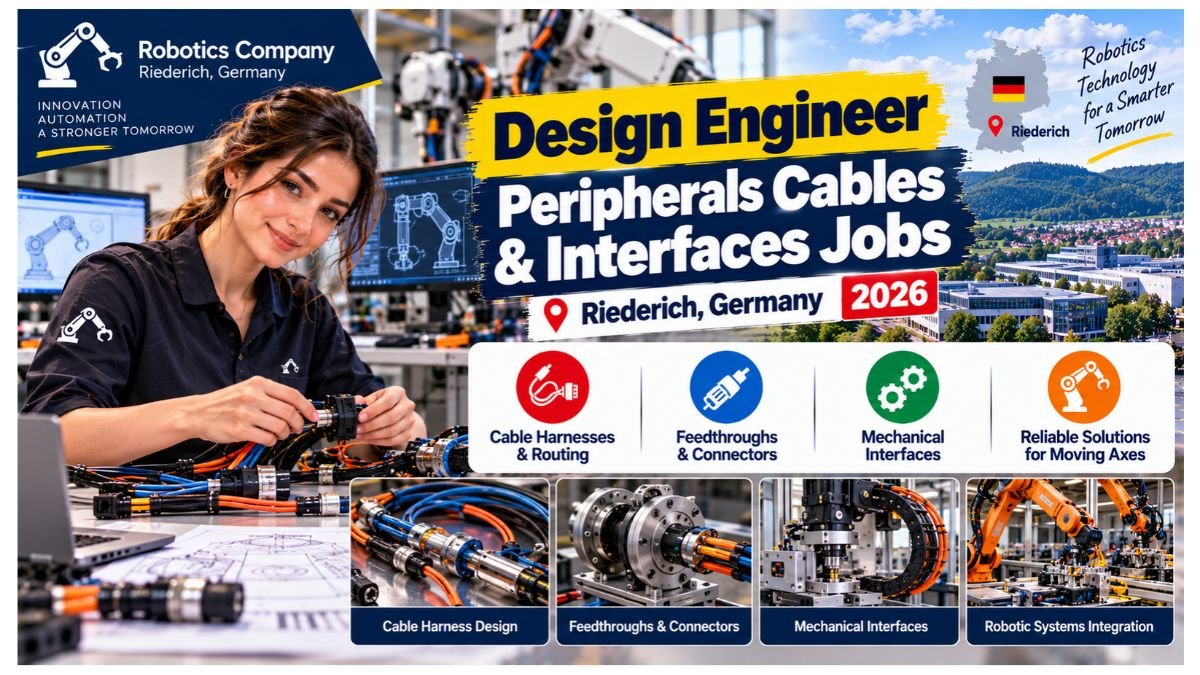 Design Engineer Peripherals Cables & Interfaces Jobs Riederich 2026 
