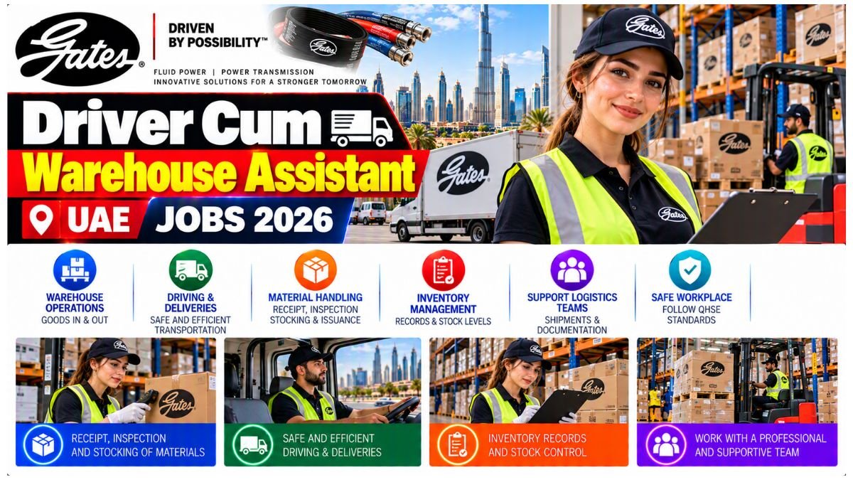 Driver Cum Warehouse Assistant Jobs UAE 2026