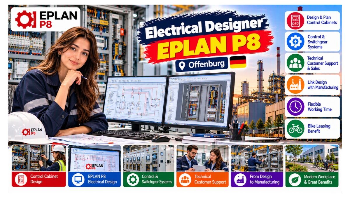 Electrical Designer EPLAN P8 Jobs Germany 2026