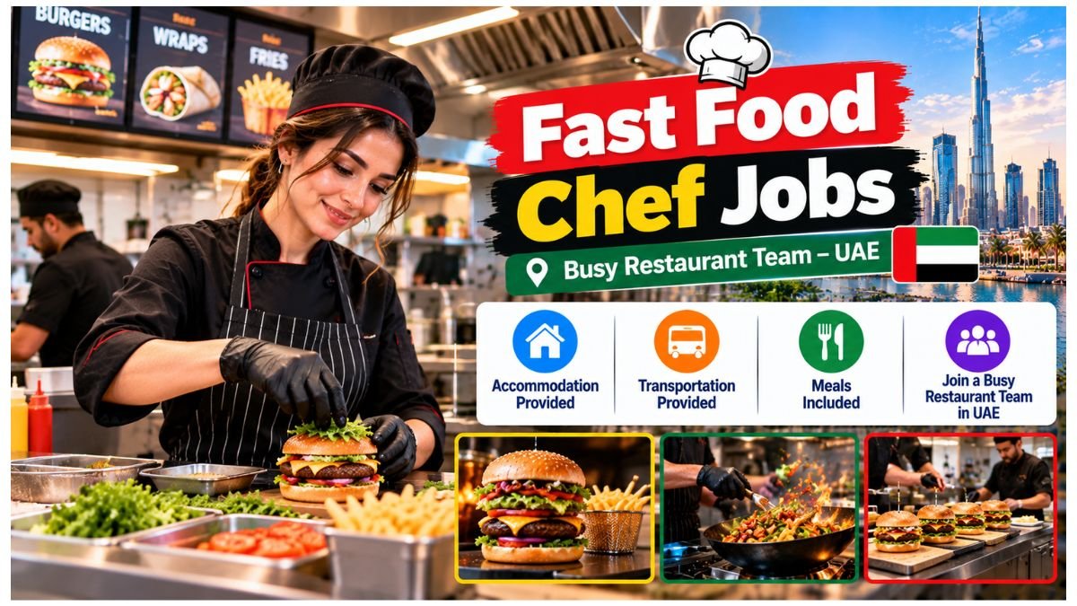 Fast Food Chef Jobs UAE 2026