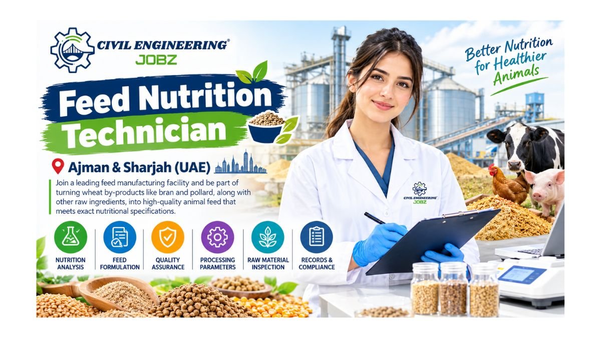 Feed Nutrition Technician Jobs Ajman Sharjah 2026