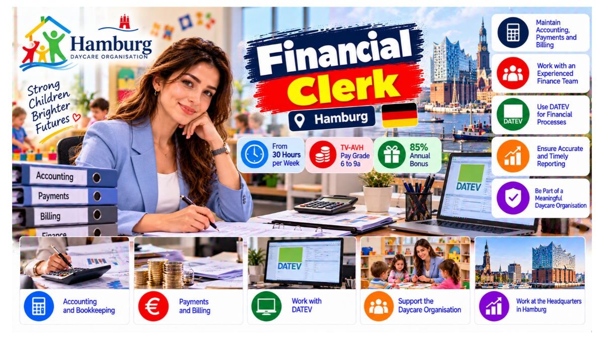 Financial Clerk Jobs Hamburg Germany 2026