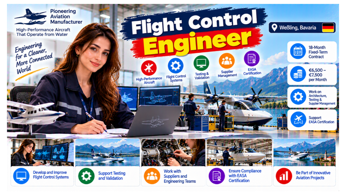 Flight Control Engineer Jobs Weßling Germany 2026