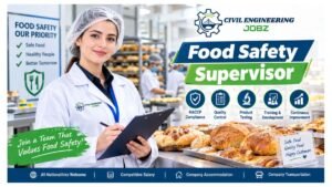 Food Safety Supervisor Jobs Riyadh 2026