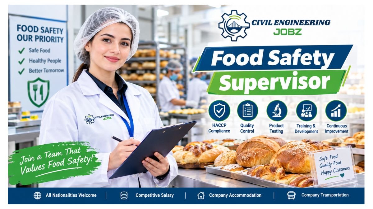Food Safety Supervisor Jobs Riyadh 2026