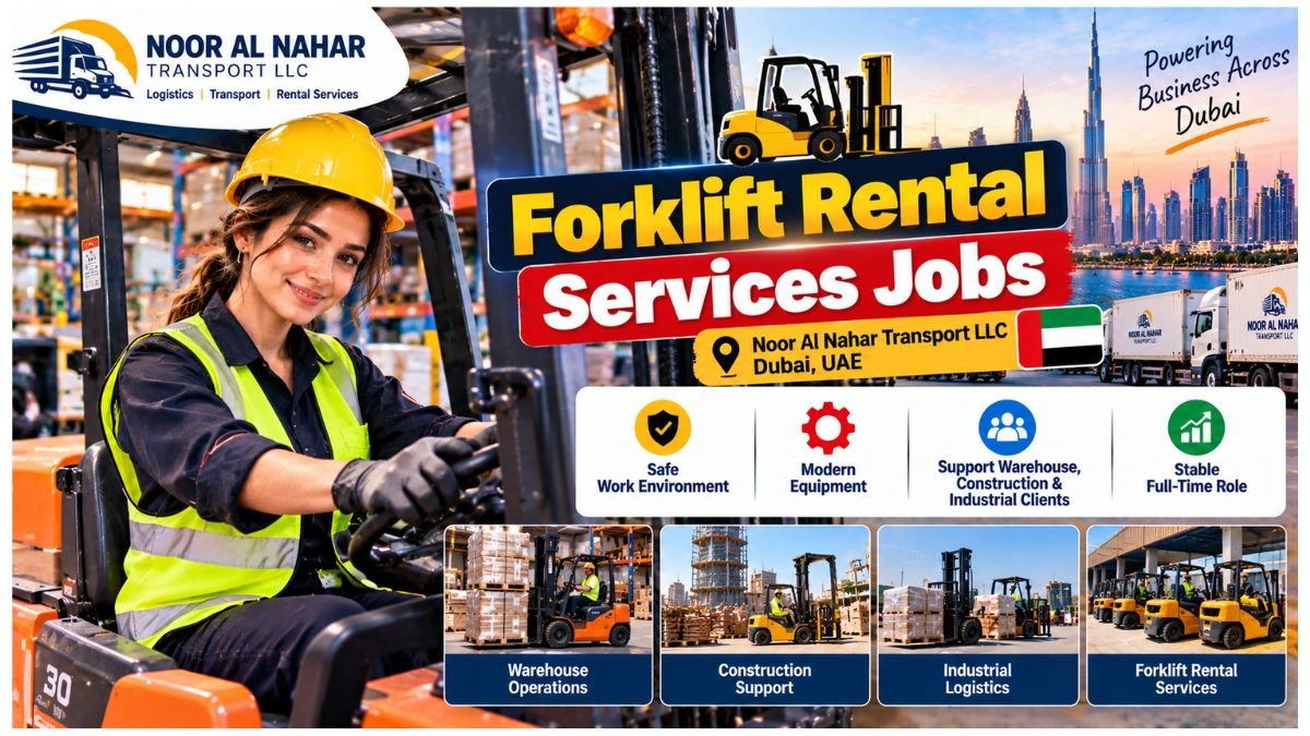 Forklift Rental Services Jobs UAE 2026