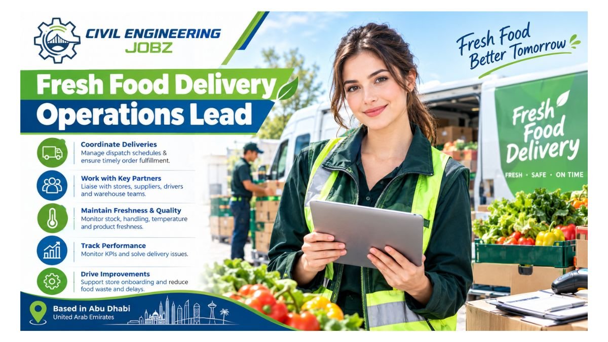 Fresh Food Delivery Operations Lead Jobs Abu Dhabi 2026