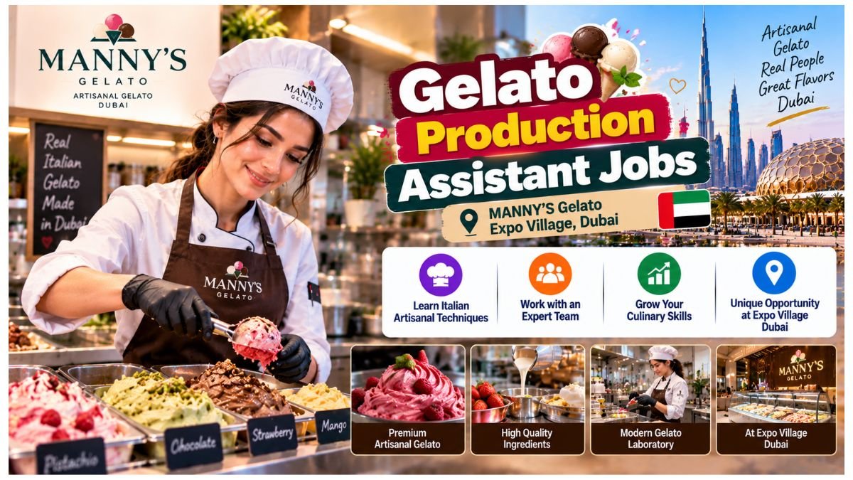 Gelato Production Assistant Jobs UAE 2026