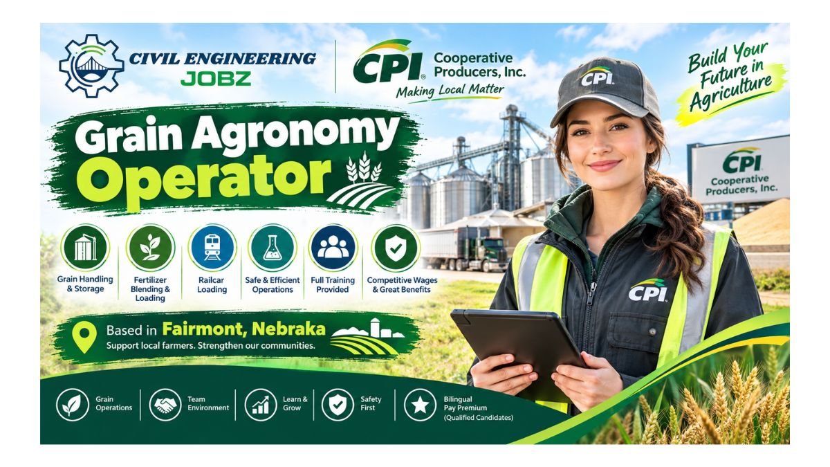 Grain Agronomy Operator Jobs Fairmont NE 2026 