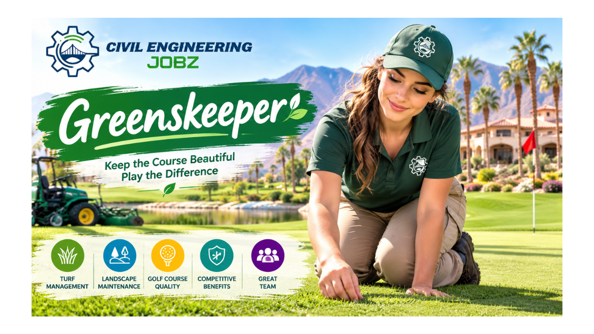 Greenskeeper Jobs Rancho Mirage CA 2026