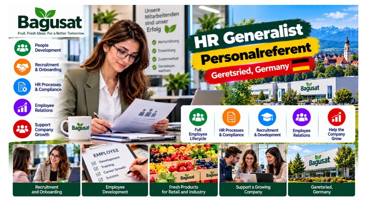 HR Generalist Personalreferent Jobs Geretsried Bavaria 2026