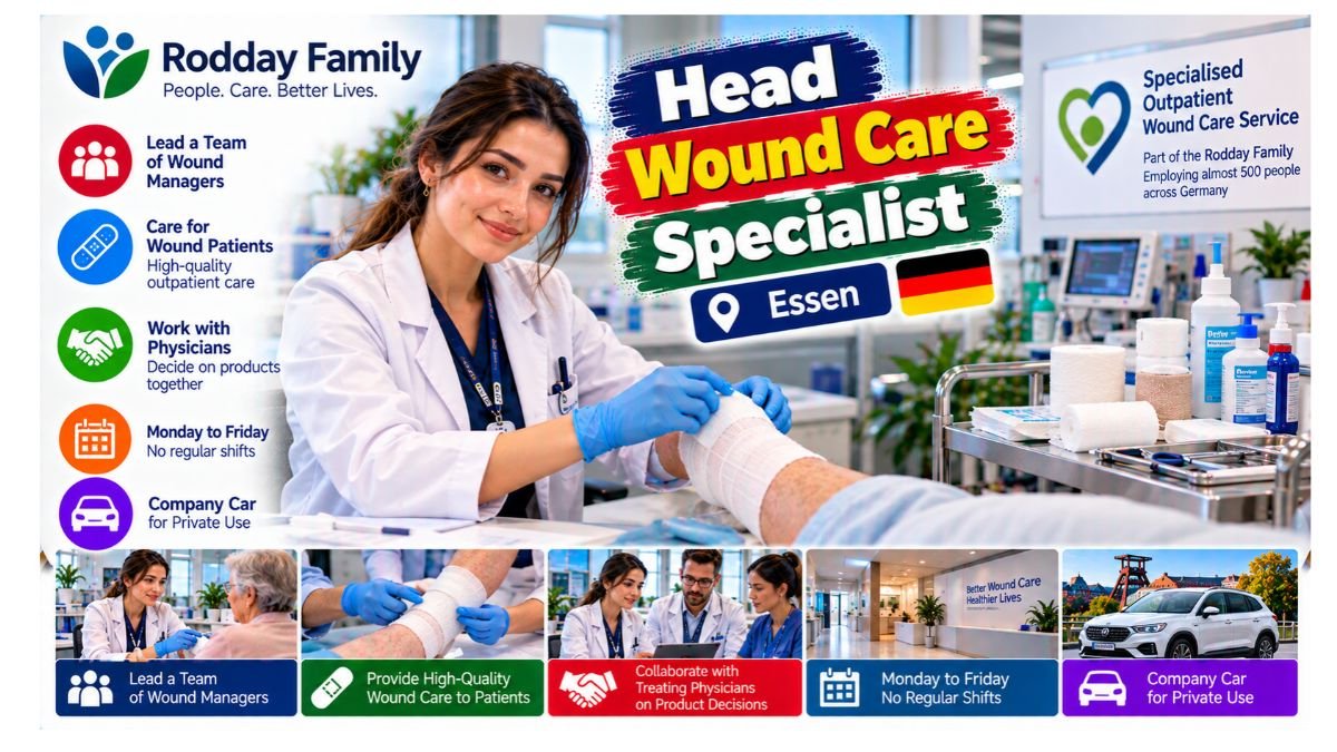 Head Wound Care Specialist Jobs Essen Germany 2026