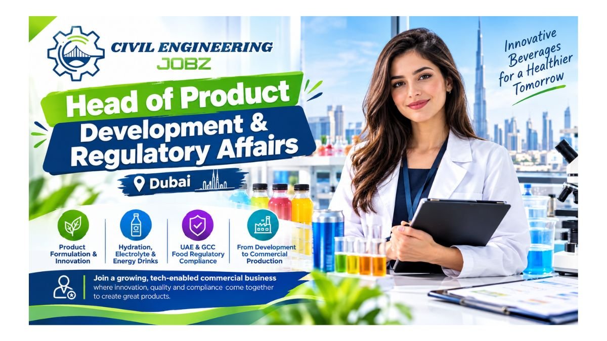 Head of Product Development & Regulatory Affairs Jobs Dubai 2026 